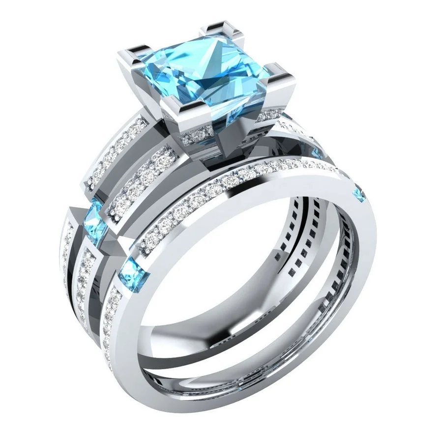 Sz6 12 парные кольца обручальные для женщин обручальное серебряное кольцо с