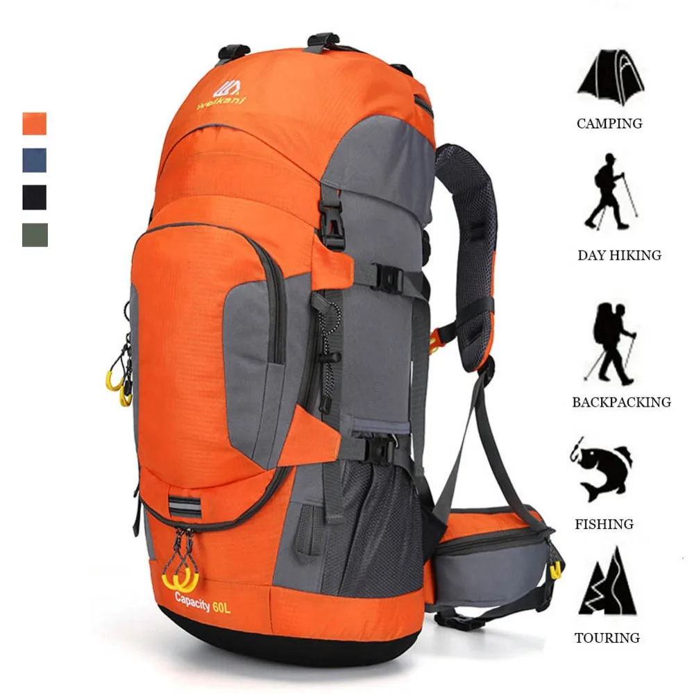 KOKOCAT Новый 60L походный рюкзак спортивный для улицы сумка альпинизма с дождевиком