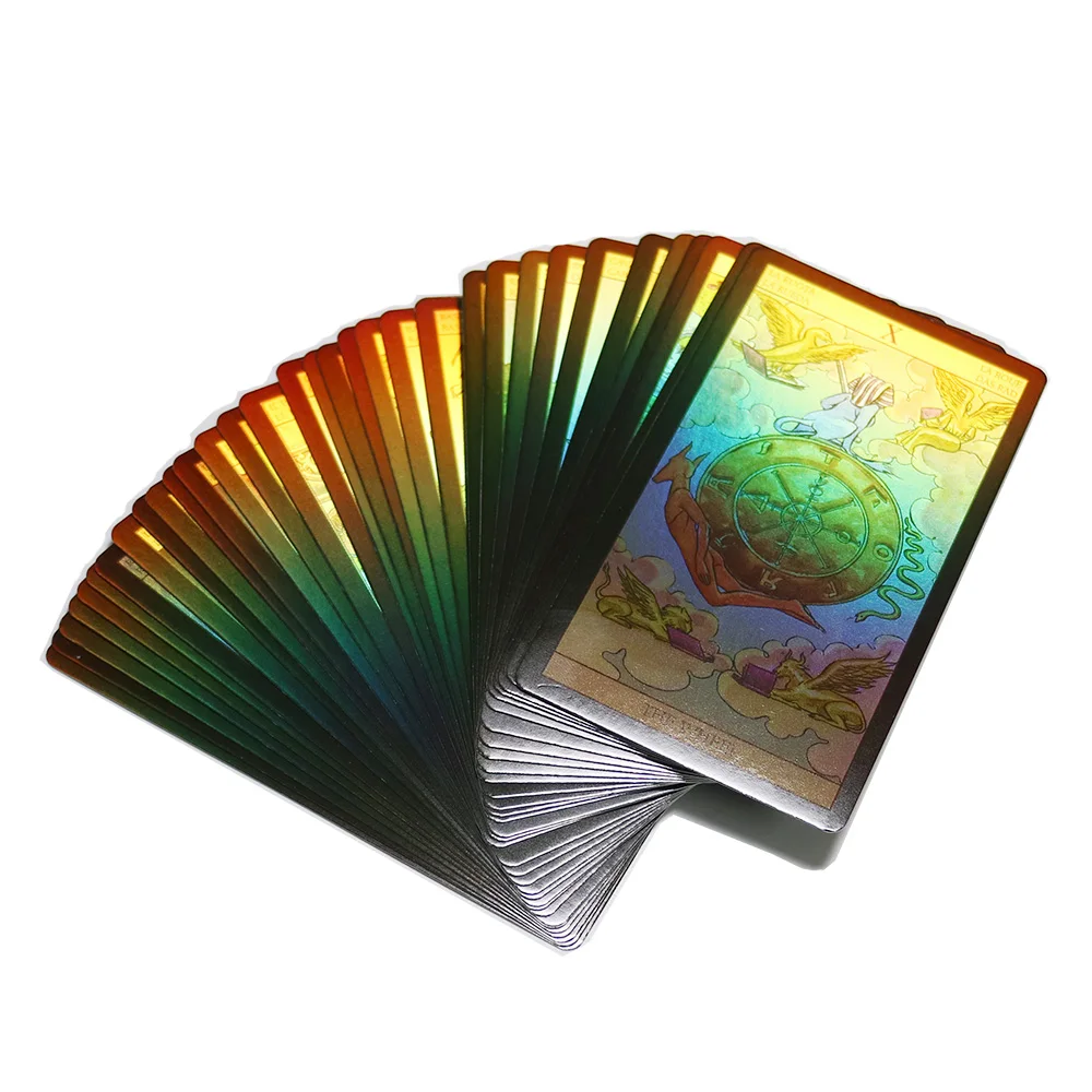 Карточная игра Shine tarot голографическая для женщин английская испанская