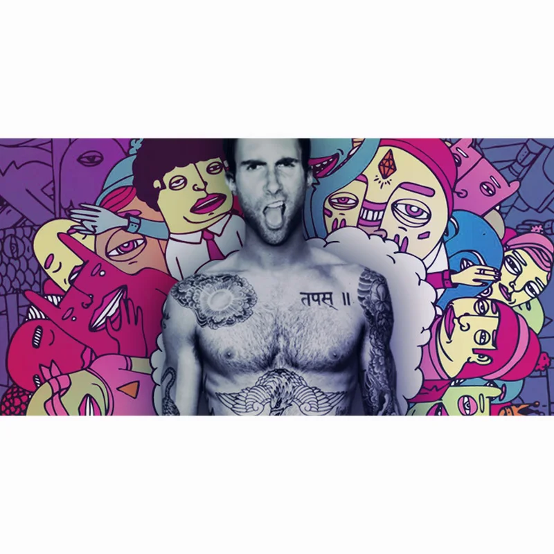 Новинка 2017 года модное банное полотенце Maroon 5 toallas playeras 100% бамбуковое волокно