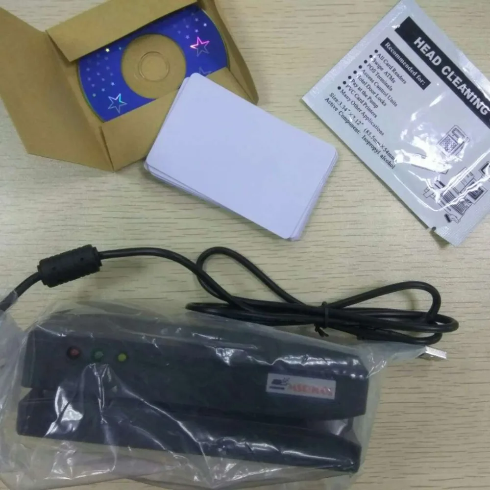Многофункциональный Магнитный Magstripe Stripe MSR900S Magstrip 3-Track Hi-Co умный чип IC картридера писатель