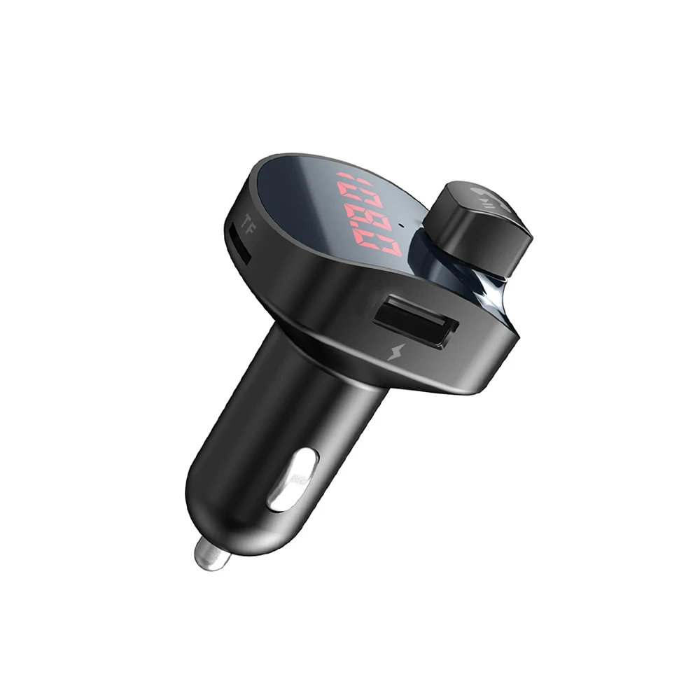 Dual USB телефон Зарядное устройство FM передатчик Bluetooth Car Kit рук-свободный