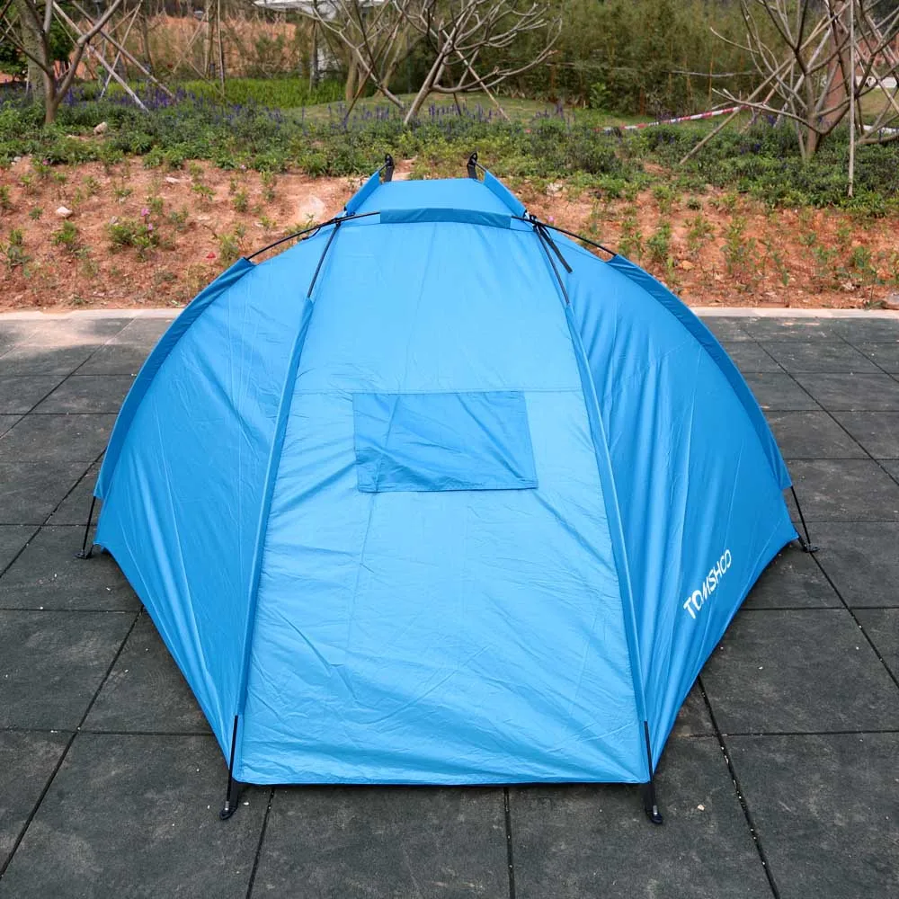 Пляжная палатка TOMSHOO на 2 человек туристическая летняя УФ защита от солнца