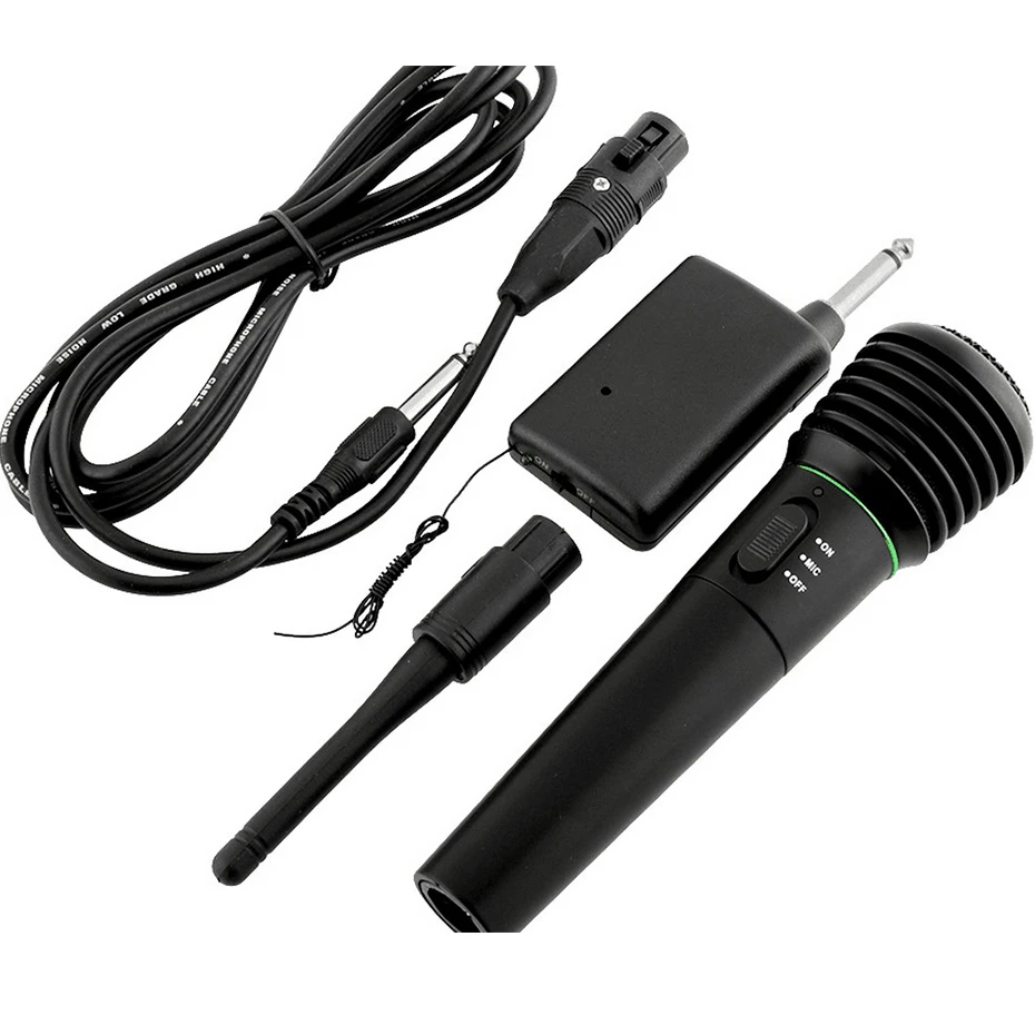 

Handheld Professional Karaoke Microphone Wired Wireless Dynamic Microphone Receiver Studio UHF For KTV Singing Speech Amplifiers