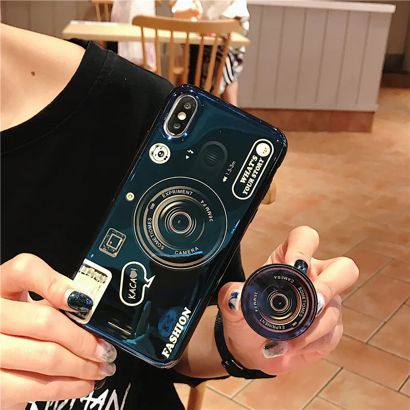 Для huawei Y5 Y6 Y7 Y5 Y6 Prime Y7 Pro Y7 Y9 3D Стильный мягкий чехол из ТПУ с ремешком и кронштейном