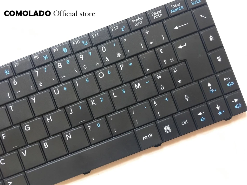 FR French keyboard for MSI X300 X320 X330 X340 X400 X410 X430 Wind E1312 E1313 black Layout | Компьютеры и офис