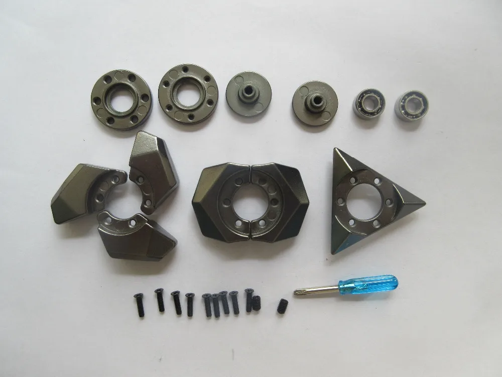 DIY сборка ручной Спиннер металлический EDC Спиннер Tri-Spinner цинковый сплав креативный антистресс помощи AnxietyToy лучшие подарки