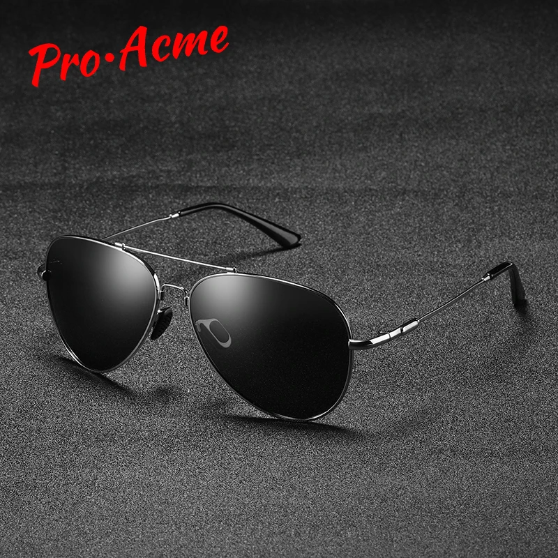 Мужские классические солнцезащитные очки-авиаторы Pro Acme поляризационные гибкие