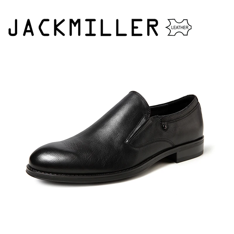 

Мужские модельные туфли Jackmiller из натуральной кожи, деловые, модные, деловые, свадебные туфли для мужчин