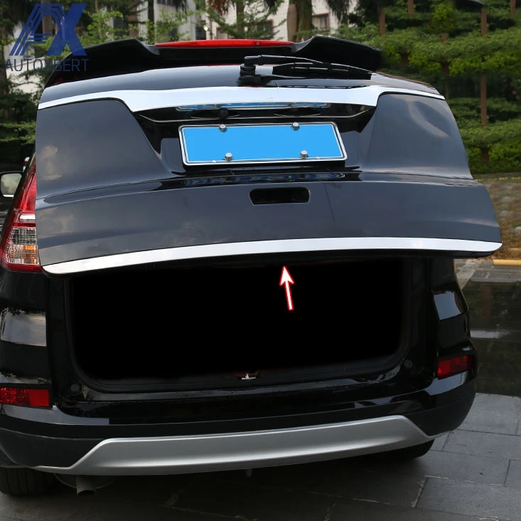 AX крышка из нержавеющей стали хвостовые ворота Накладка для HONDA CRV CR-V 2012- 2015 2016