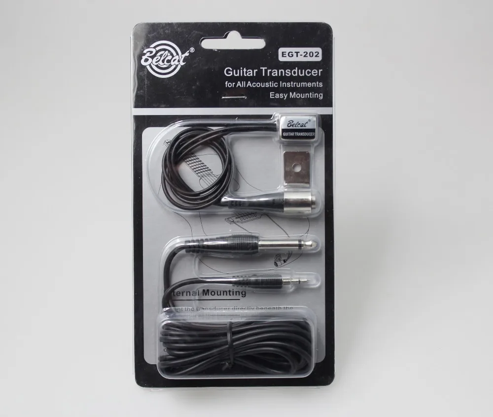 

Free shipping! EGT-202 Guitar Transducer For All Acoustic Instruments guitars Easy Mounting Guitar parts Transducer