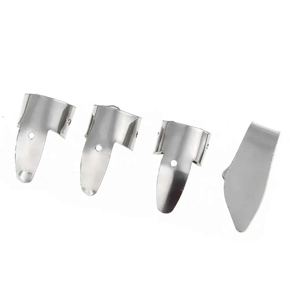 Металлический зажим для укулеле 3 шт. гитарный рук и 1 шт.|guitar finger picks|picks plectrumsthumb pick