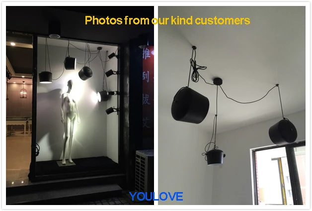 Скандинавские барабанные капельки белые/черные современные промышленные