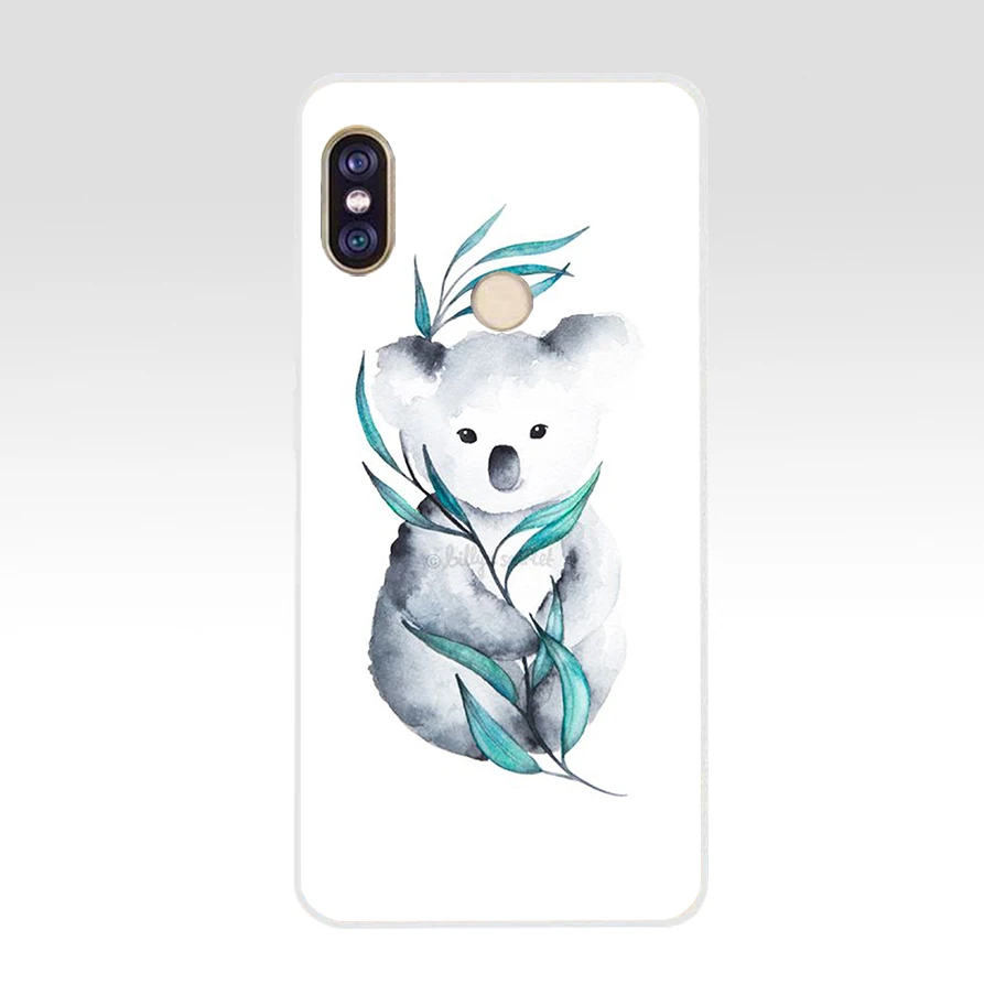 193AQ little koala Мягкий Силиконовый ТПУ чехол для телефона xiaomi redmi 6 pro note 5 plus 4 4x mi