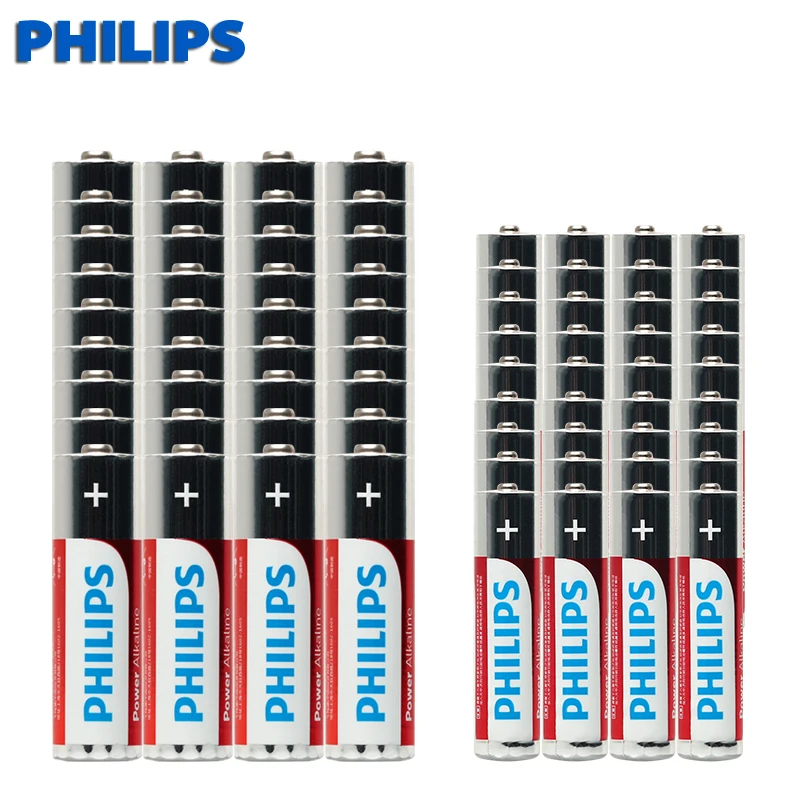 (72 шт. в комплекте) щелочная батарея philips 1 5 В LR03P R03P R03 36 AAA LR03 и LR6 AM3 E91 MN1500