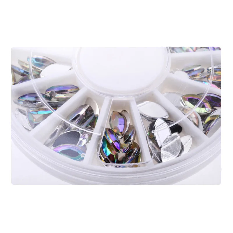 Новый 100 шт./компл. кристалл АВ нейл-арта стразы 2 размера модная женская обувь с