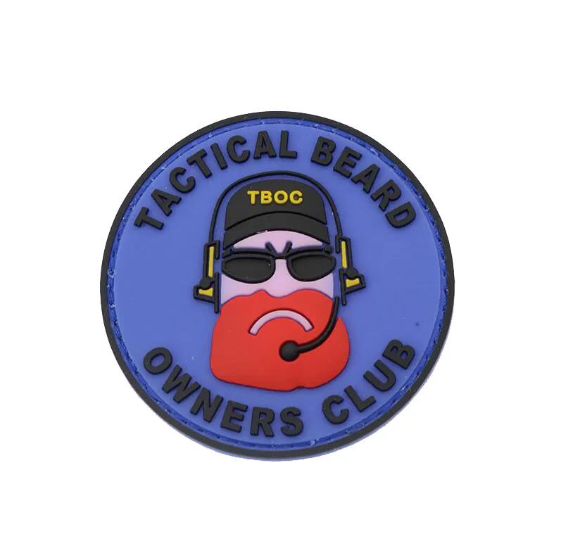 C Борода Brother 3D ПВХ эпоксидная повязка на руку лента Morale повязка на голову значок модная одежда кронштейн на открытом воздухе Спортивное украшение патч - Цвет: C