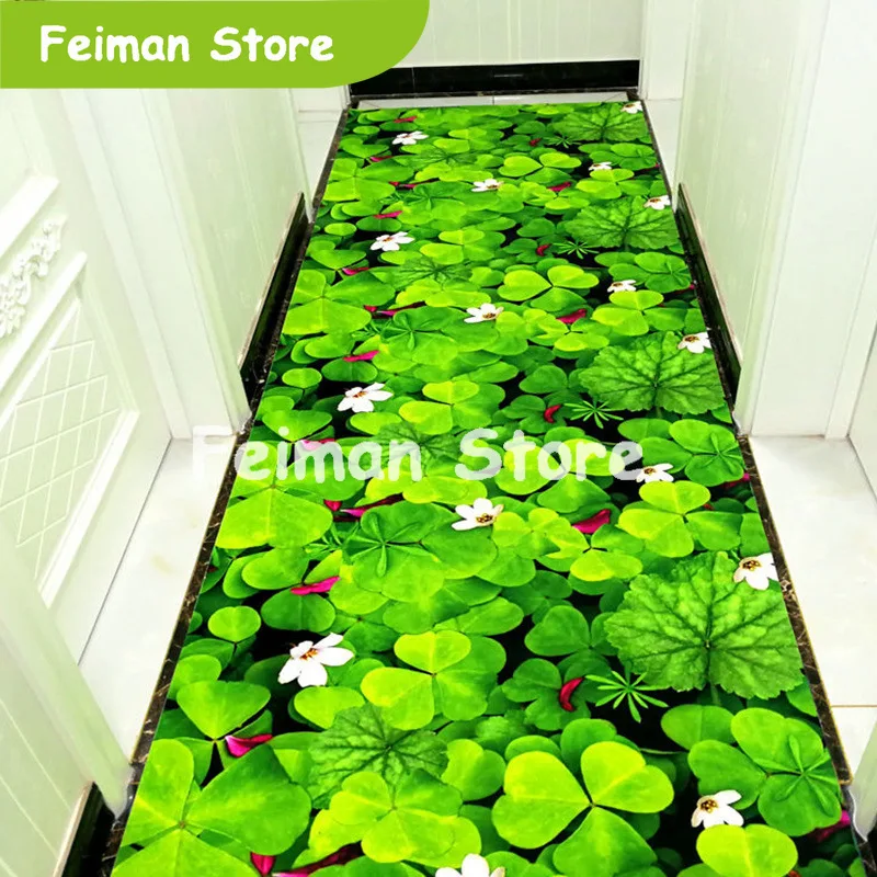 3D дверной коврик растительный ковер с принтом коврики для прихожей спальни