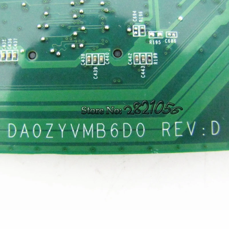 Материнская плата NOKOTION DA0ZYVMB6D0 для acer aspire E5 721 Quanta материнская ноутбука NBMND11001