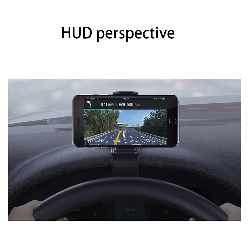 Автомобильный держатель для телефона HUD сотового автомобиля GPS Дисплей Кронштейн