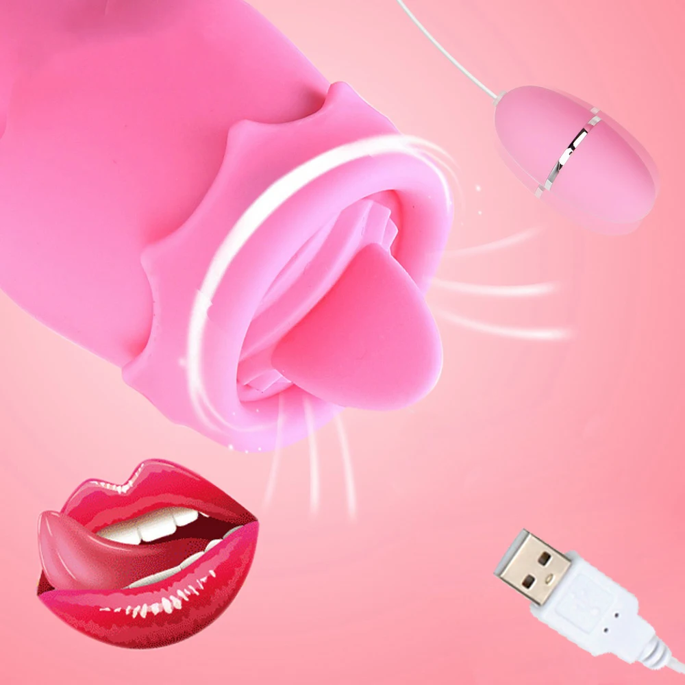 IGRARK Вибраторы для языка 12 режимов USB мощное вибрирующее яйцо массажа точки G