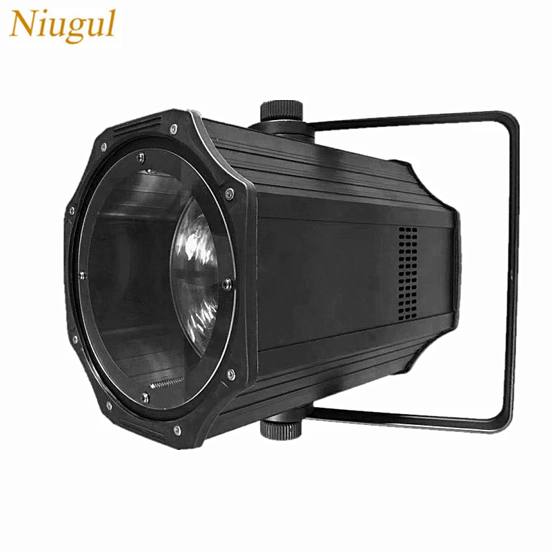 Электрический зум 200 Вт LED Par Light теплый белый + холодный 2в1 COB DMX512 Studio Spot Stage Follow Lighting