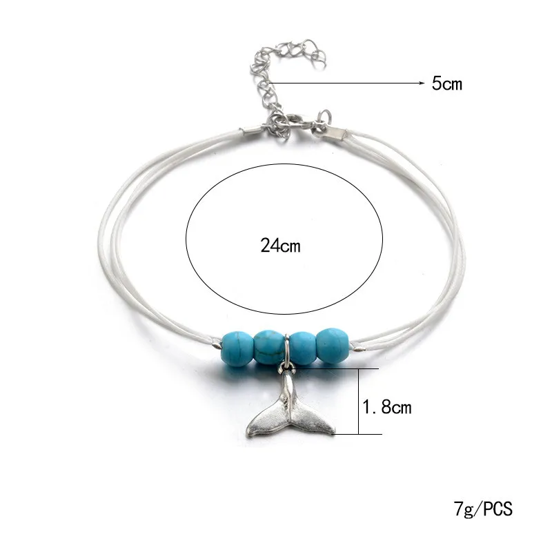 Bells Round Boho Anklet Foot Chain Ankle Summer Bracelet Charm Tassel Sandals Barefoot Beach Bridal enkelbandje | Украшения и