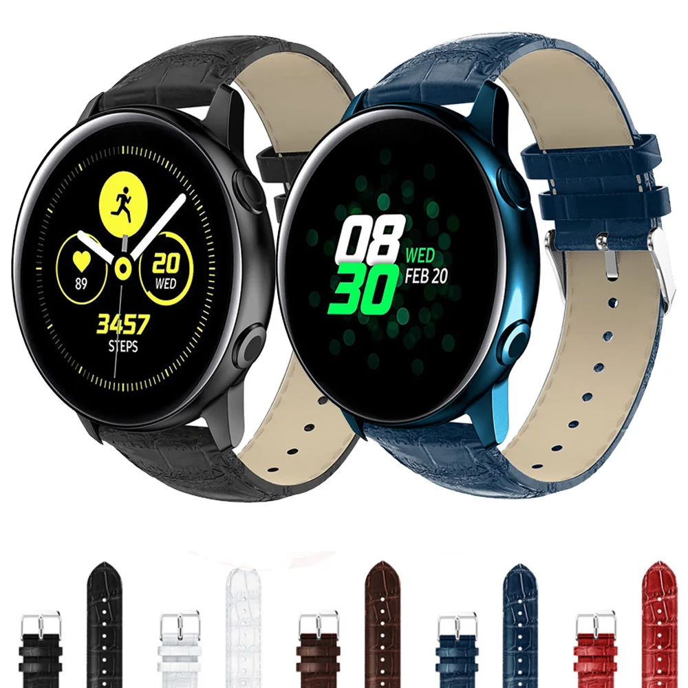 Ремешок из натуральной кожи с крокодиловым узором для Samsung Gear S2 Classic / Sport сменный