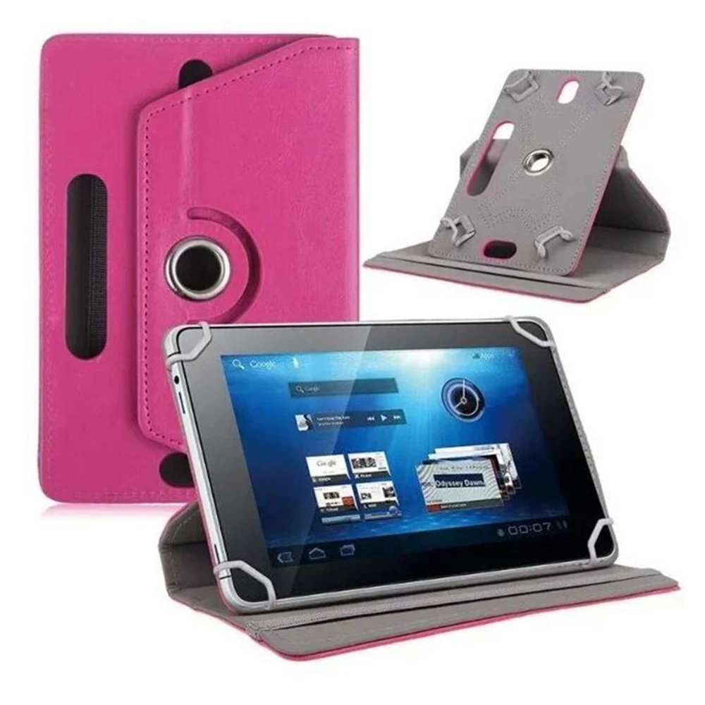 8 inch Universal Tablet Dustproof Protective Case Rotating Four Hook Leather Cover Protect Bag Crystal Pattern Durable New | Компьютеры и