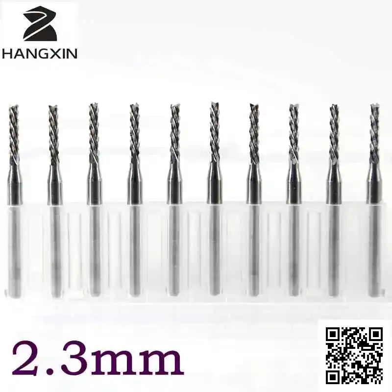 

Tools 10PCS PCB left hand cutter 3.175 * 2.3mm flexible circuit board cutter head, CNC milling cutter, tungsten carbide drill