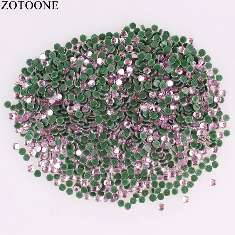ZOTOONE 2 3 мм 1440 шт Стразы для дизайна ногтей украшения исправленное железо одежды