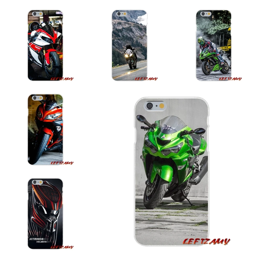 Аксессуары Чехлы дизайн Kawasaki Ninja Zx R спортивный мотоцикл для Huawei P8 P9 P10 Lite 2017 Honor 4C 5X