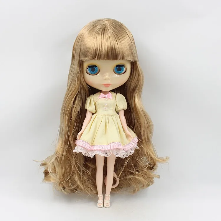 Icy blyth кукла 1/6 30 см шарнирная кукла нео BL3504 золотые волосы с челкой/бахромой прозрачное лицо нормальное тело