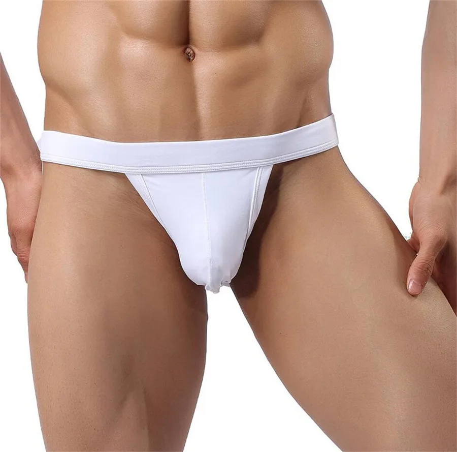 Однотонная одежда G строки и стринги Ракушки мужские Джок ремень Строка Homme