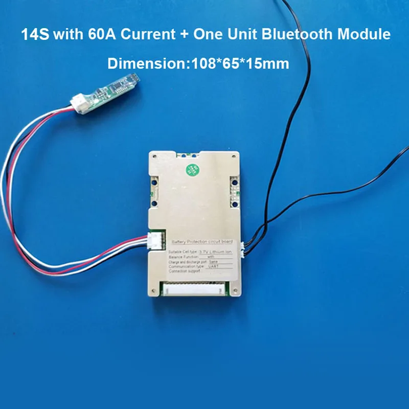 Литий ионный аккумулятор 14S 58 8 в умное программное обеспечение bluetooth BMS с