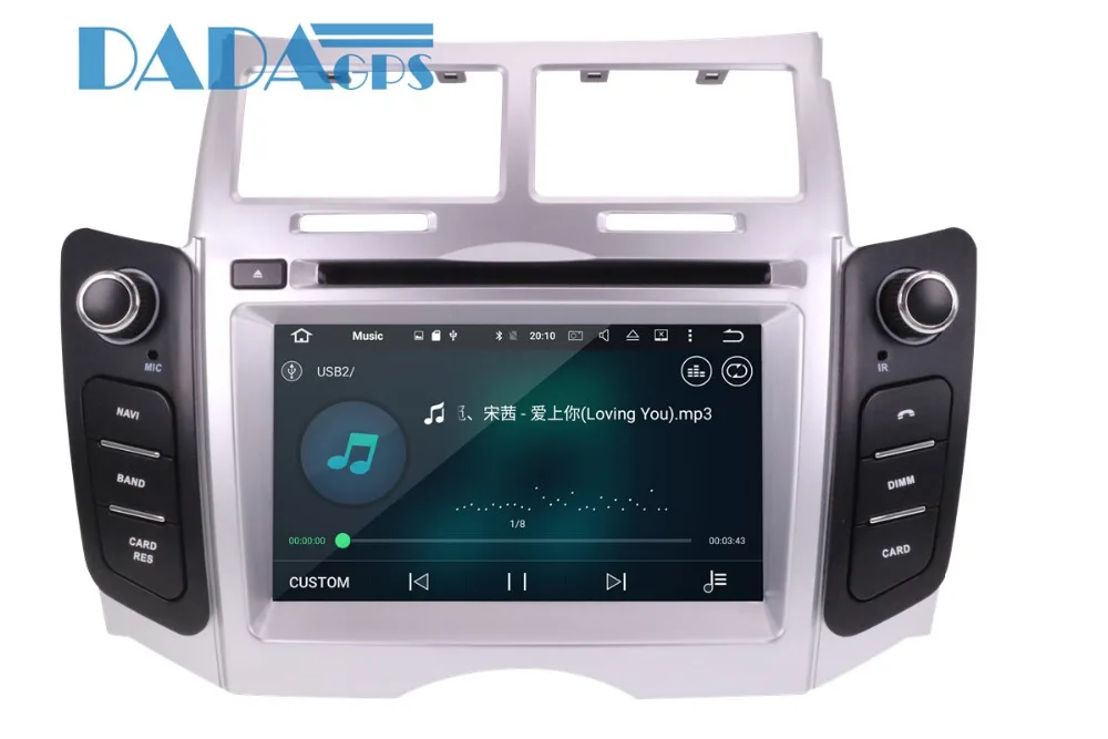 2din Android 8 0 7 1 автомобильная стереосистема радио GPS головное устройство для Toyota Yaris