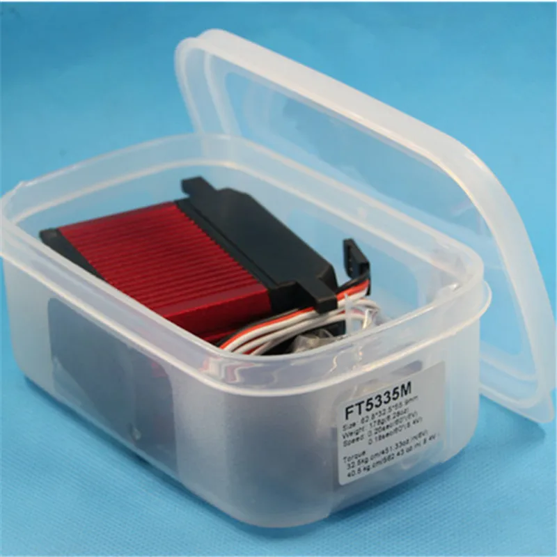 Feetech 7,4 V 40KG 180 градусов металлическая Шестерня высокий крутящий момент большой цифровой сервопривод FT5335M для 1/5 RC автомобилей сервопривод Raspberry Pi