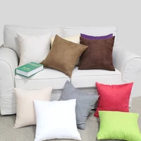 1pc solid color bed pillowcases standard pillow case pillow cover bedding bedroom 40x40cm kekegentleman