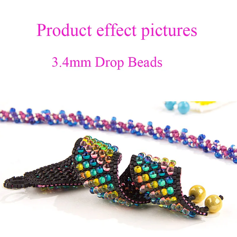 Taidian Drop Fringe Seedbeads для самостоятельного изготовления ювелирных изделий Прозрачный