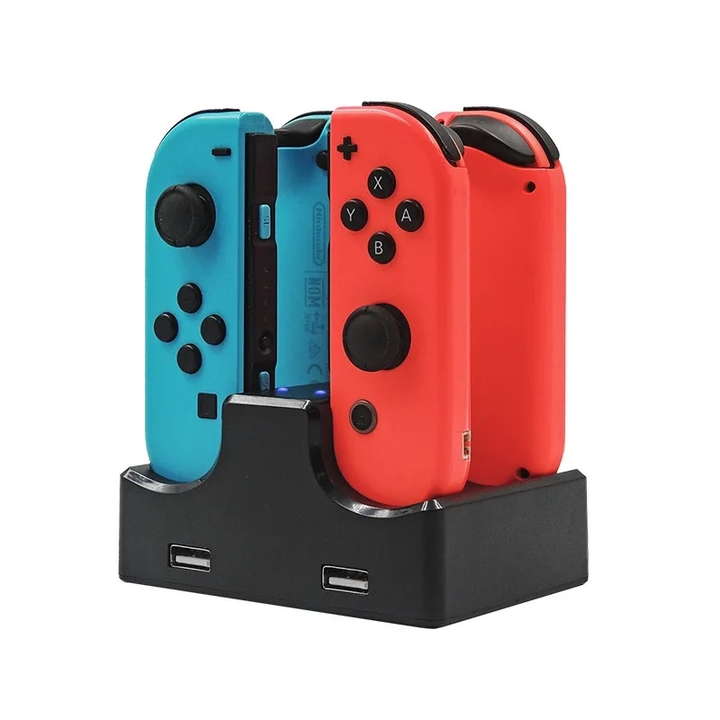 6 в 1 зарядная док станция для nintendo Switch NS 4 Joy con & 2 Pro контроллер зарядное устройство