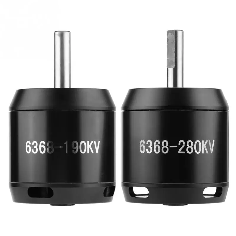 Бесщеточный двигатель 22 48 В бесщеточный 6368 190KV 280KV 6 12S для электрического