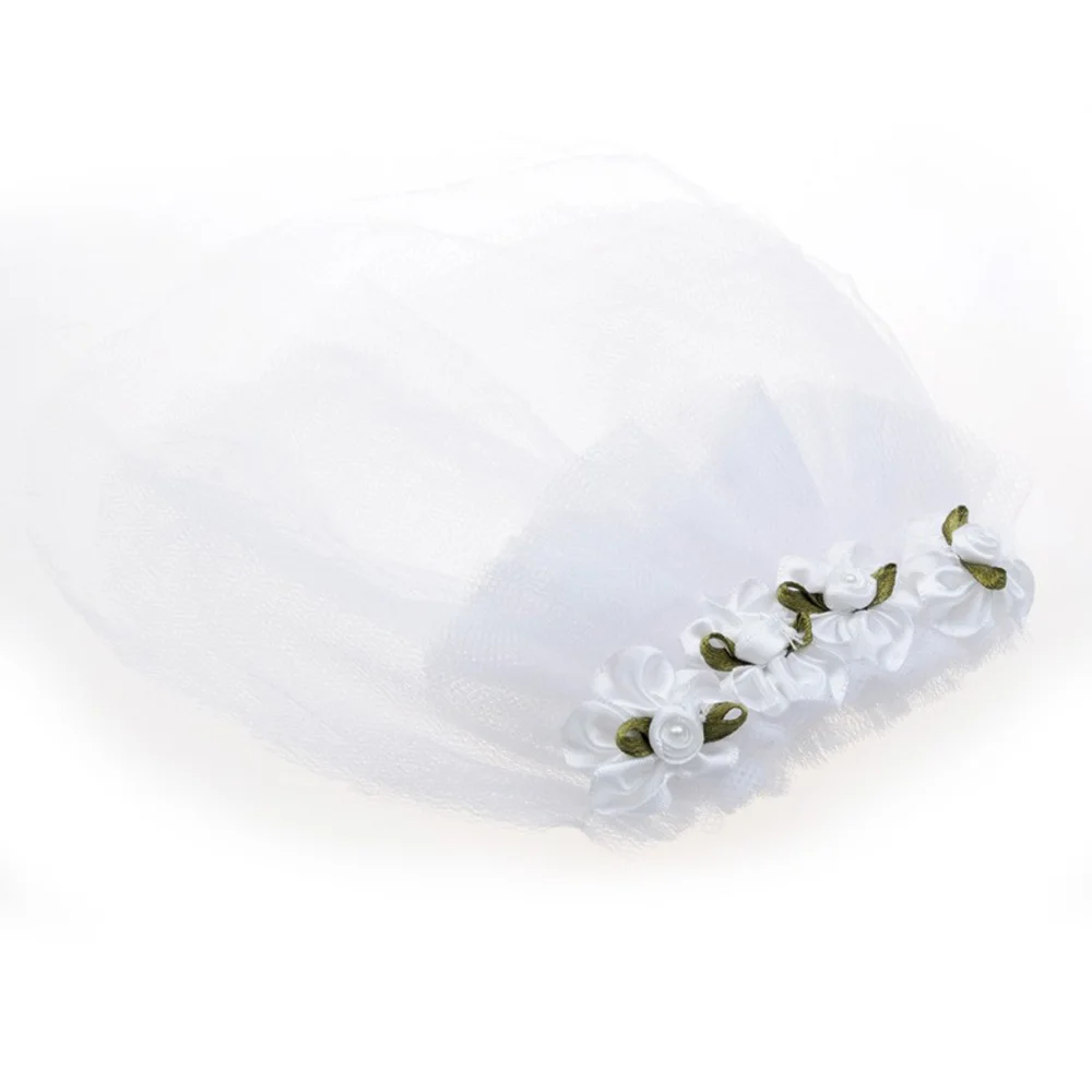 Вуаль для собак Гламурная маленькая собака кошка свадебное платье вуаль невесты