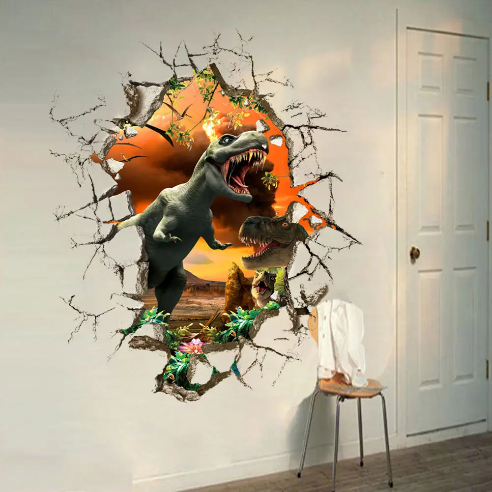 3d наклейки на стену