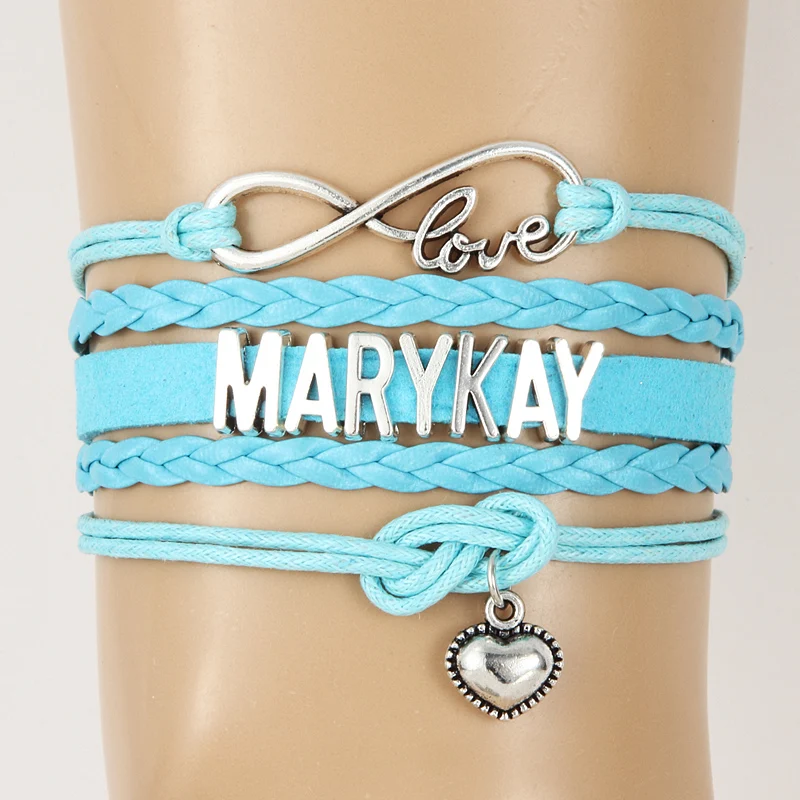 (10 шт./лот) браслет Infinity Love MARY KAY плетеный с запахом Лучший женский подарок 11 шт. на
