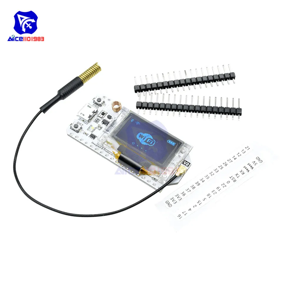 ESP32 LoRa SX1278 0.96 Inch Blue OLED Display Bluetooth WIFI Lora Kit 32 Module IOT Development Board 433MHz for Arduino | Электронные