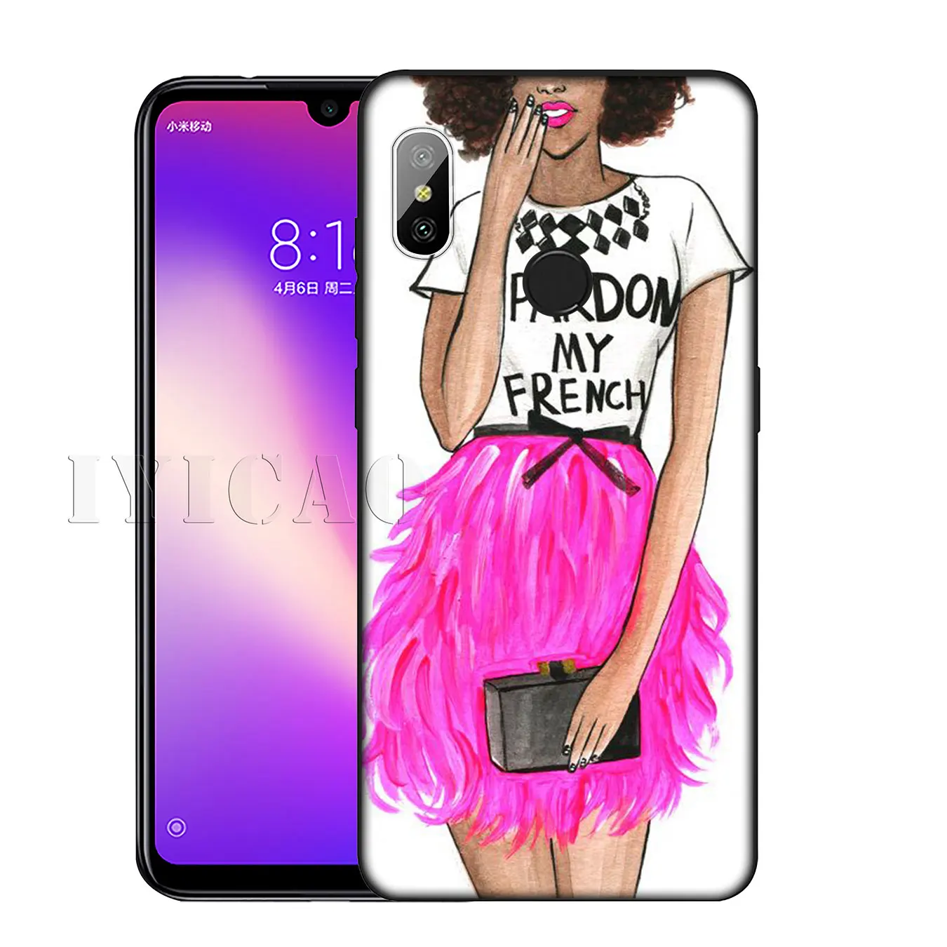 Coffee cup Fashion Slim Mom and daughter girlfriends Case for Xiaomi Redmi K30 K20 8A 7A 6A 5A S2 GO Note 8 8T 7 5 6 Pro |