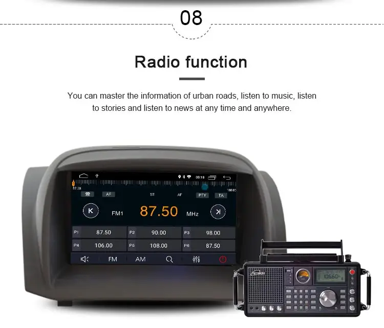 JDASTON Android 10 автомобильный dvd-плеер для Ford Fiesta 2008 2009 2010 2011 2012 2013 Мультимедиа gps стерео 2 Din автомагнитола