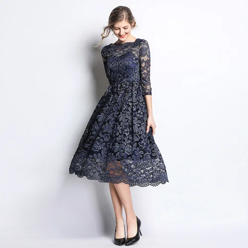 Zqlz Сезон весна лето большие Размеры приталенное винтажное вечернее платье