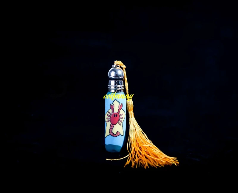 800 шт. / лот 10 мл флаконы для духов с шариком для нанесения, флаконы из полимерной глины, пустые контейнеры для эфирных масел.