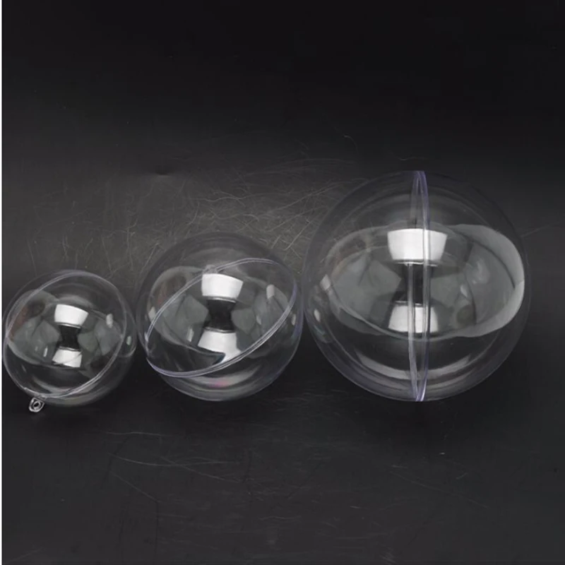 5 шт прозрачные пластиковые сердца Рождественская елка Свадебные безделушки